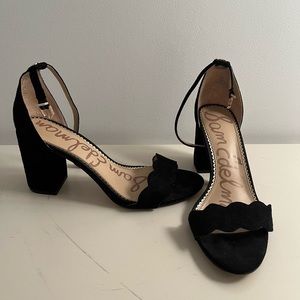 Gently Used Scalloped Sam Edelman Heeled Sandal